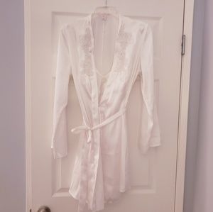 Victoria's Secret Bridal Satin Gown and Robe